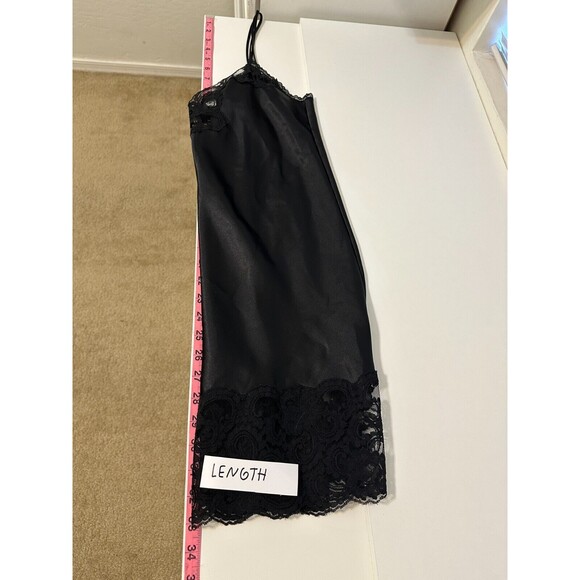 Vintage Body Chic Womans Y2K Lace Tank Top Size S/M Whimsigoth Witchy Emo 90s - Picture 11 of 14